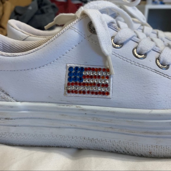 vintage white platform steve madden sneakers - Picture 8 of 9